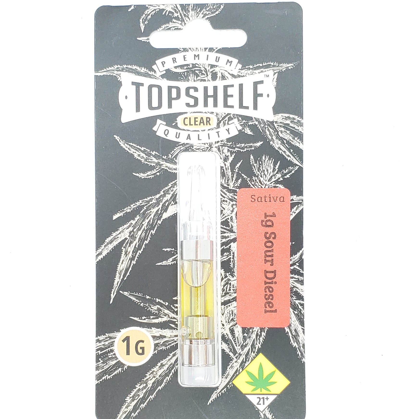 Top Shelf Washington Sour Diesel Cartridge 1g Leafly